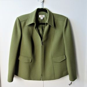 Talbots Petites Moto Style jacket 14W